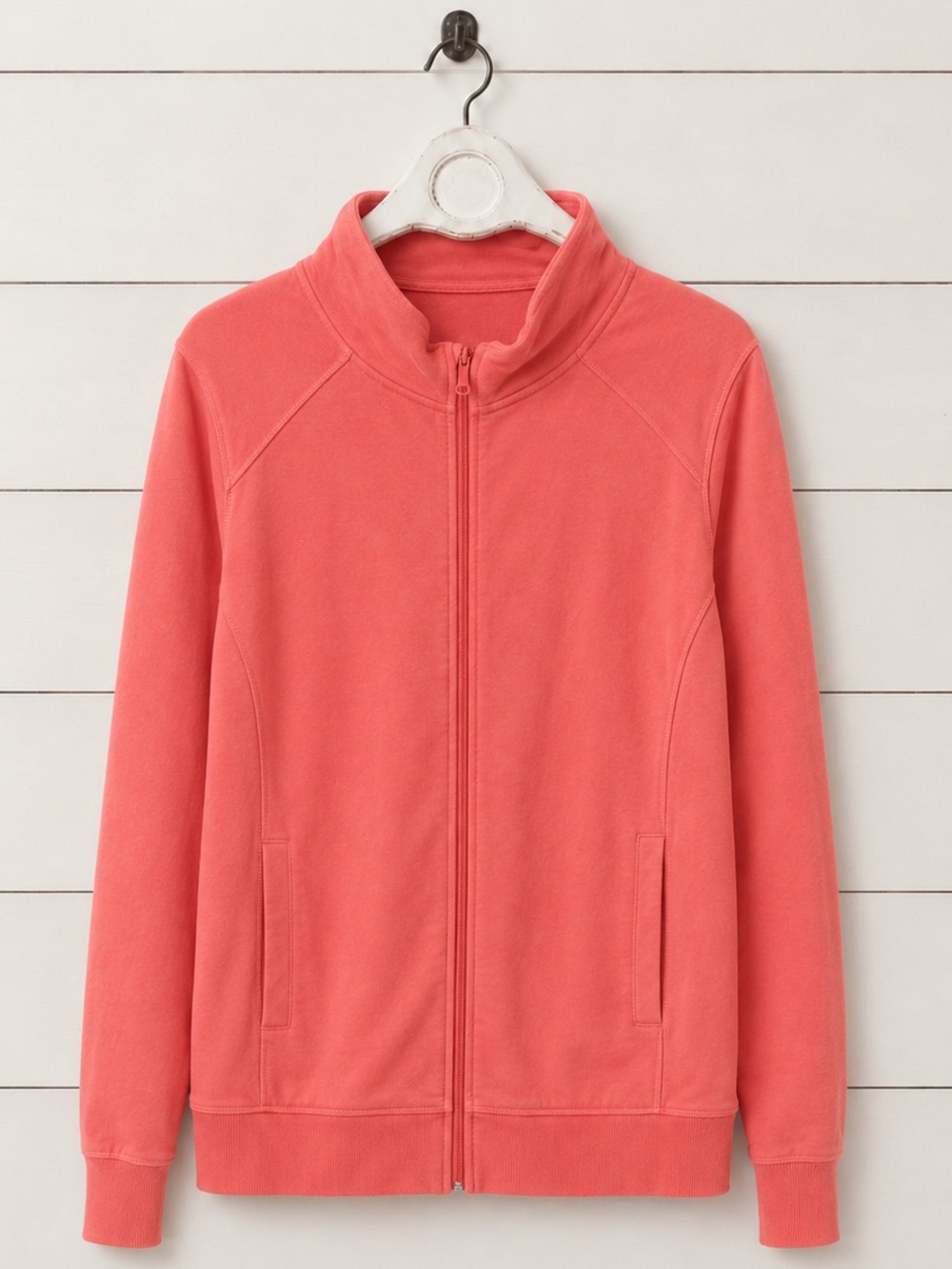 Active Zone  Coral Zip-Front Jacket